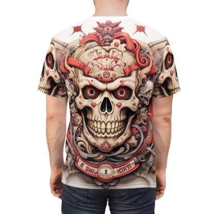 TENCH - Skullz Collection - Unisex Cut & Sew Tee (AOP) - Ai Artist E2D - Skulls