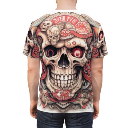 RED EYE - Skullz Collection - Unisex Cut & Sew Tee (AOP) - Ai Artist E2D - Skulls