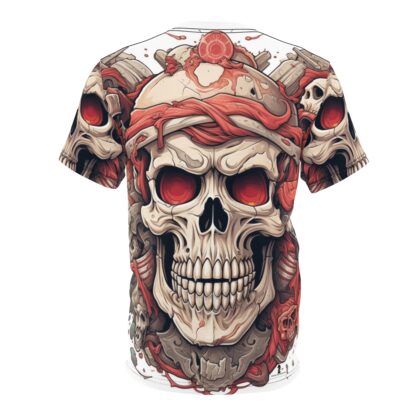 NATIVE - Skullz Collection - Unisex Cut & Sew Tee (AOP) - Ai Artist E2D - Skulls