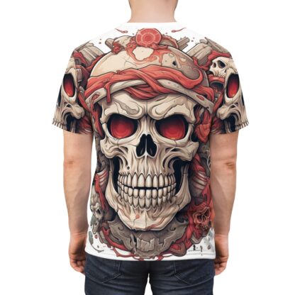 NATIVE - Skullz Collection - Unisex Cut & Sew Tee (AOP) - Ai Artist E2D - Skulls