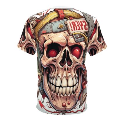 SYER - Skullz Collection - Unisex Cut & Sew Tee (AOP) - Ai Artist E2D - Skulls