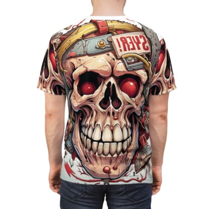 SYER - Skullz Collection - Unisex Cut & Sew Tee (AOP) - Ai Artist E2D - Skulls