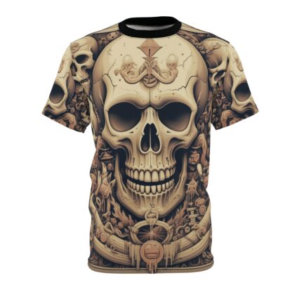 KING - Skullz Collection - Unisex Cut & Sew Tee (AOP) - Ai Artist E2D - Skulls