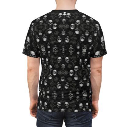 Skulls Rocker Unisex Cut & Sew Tee (AOP) Ai Art - Image 6