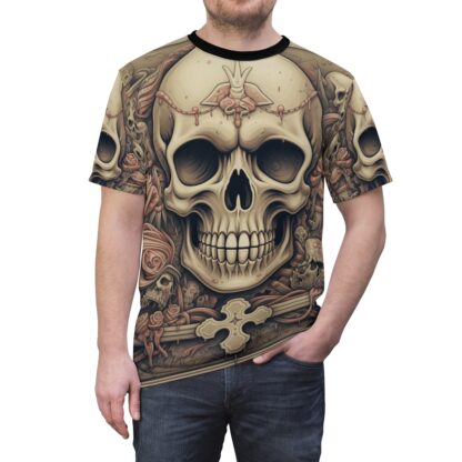 KNIGHT - Skullz Collection - Unisex Cut & Sew Tee (AOP) - Ai Artist E2D - Skulls