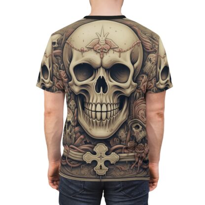 KNIGHT - Skullz Collection - Unisex Cut & Sew Tee (AOP) - Ai Artist E2D - Skulls