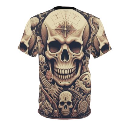 MAJIK - Skullz Collection - Unisex Cut & Sew Tee (AOP) - Ai Artist E2D - Skulls