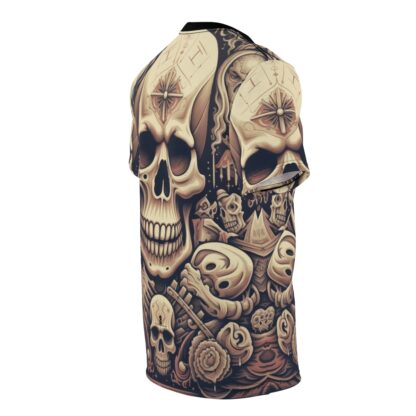 MAJIK - Skullz Collection - Unisex Cut & Sew Tee (AOP) - Ai Artist E2D - Skulls