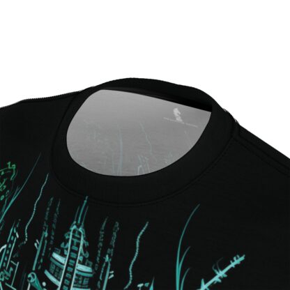 T3 - NEON Collection - Unisex Cut & Sew Tee (AOP) - Ai Artist E2D - NEON - Image 7