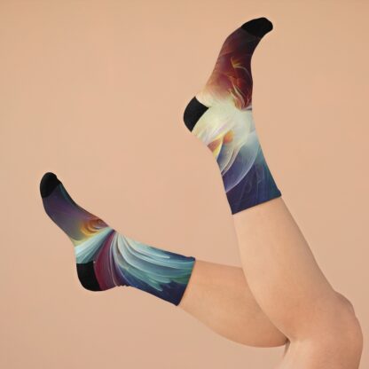 STAR FLOWER - Recycled Poly Socks - Image 8