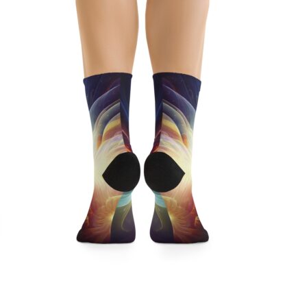 STAR FLOWER - Recycled Poly Socks - Image 2