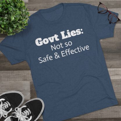 Govt Lies: Not so S&E - Unisex Tri-Blend Crew Tee