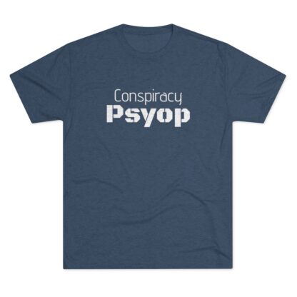 Conspiracy Psyop  - Unisex Tri-Blend Crew Tee - Image 17