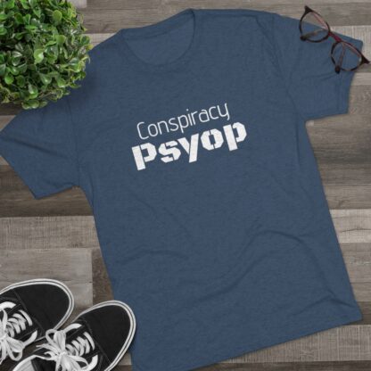 Conspiracy Psyop  - Unisex Tri-Blend Crew Tee - Image 19