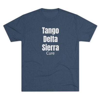 Tango Delta Sierra Cure - Unisex Tri-Blend Crew Tee - Image 17