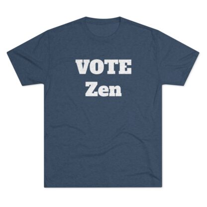 VOTE Zen - Unisex Tri-Blend Crew Tee - Image 2