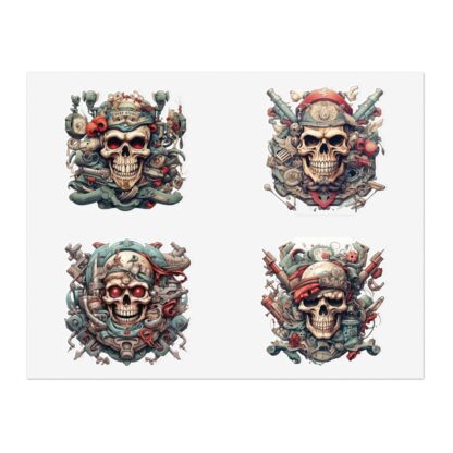 Muzzles 3 - Skullz Collection Sticker Sheets - Ai Artist E2D - Skulls - Image 2