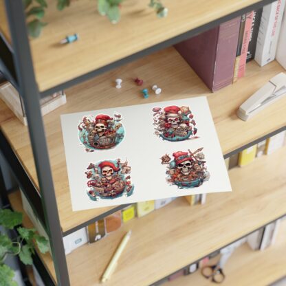 Piratez Vezzel 3 - Skullz Collection Sticker Sheets - Ai Artist E2D - Skulls - Image 3