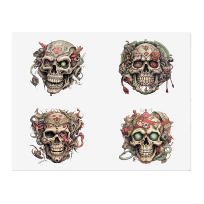 Muzzles 2 - Skullz Collection Sticker Sheets - Ai Artist E2D - Skulls - Image 2