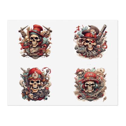 Piratez 3 - Skullz Collection Sticker Sheets - Ai Artist E2D - Skulls - Image 2