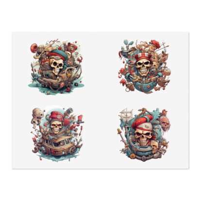 Piratez Vezzel 2 - Skullz Collection Sticker Sheets - Ai Artist E2D - Skulls - Image 2