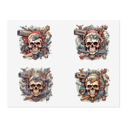 GUNZ - Skullz Collection Sticker Sheets - Ai Artist E2D - Skulls - Image 2