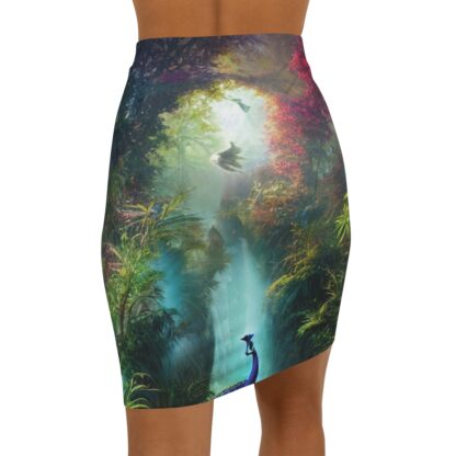 Peacock Sunrise - Women's Mini Skirt (AOP) - Image 7