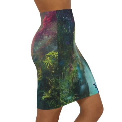 Peacock Sunrise - Women's Mini Skirt (AOP) - Image 9