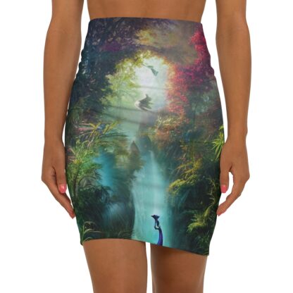 Peacock Sunrise - Women's Mini Skirt (AOP) - Image 6