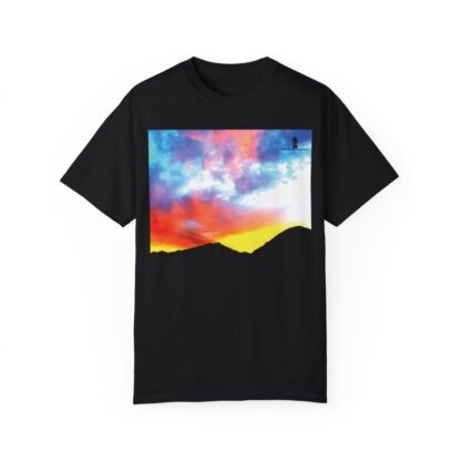 Grateful Sky - 3D Lettered - Unisex Garment-Dyed T-shirt - Image 2