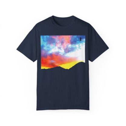 Grateful Sky - 3D Lettered - Unisex Garment-Dyed T-shirt - Image 93