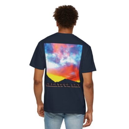 Grateful Sky - 3D Lettered - Unisex Garment-Dyed T-shirt - Image 102