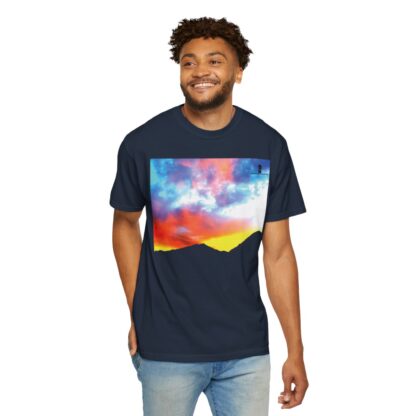 Grateful Sky - 3D Lettered - Unisex Garment-Dyed T-shirt - Image 101