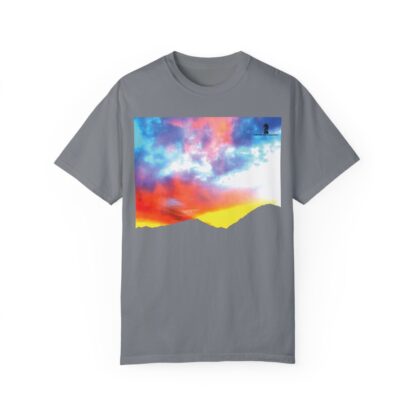 Grateful Sky - 3D Lettered - Unisex Garment-Dyed T-shirt - Image 15