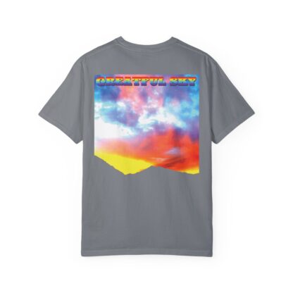 Grateful Sky Rainbow - Descending - Unisex Garment-Dyed T-shirt - Image 16