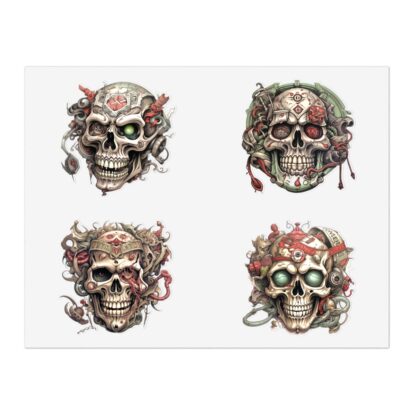 Muzzles 2 - Skullz Collection Sticker Sheets - Ai Artist E2D - Skulls - Image 5