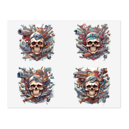 GUNZ 2 - Skullz Collection Sticker Sheets - Ai Artist E2D - Skulls - Image 5