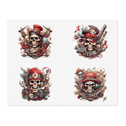 Piratez 3 - Skullz Collection Sticker Sheets - Ai Artist E2D - Skulls - Image 5