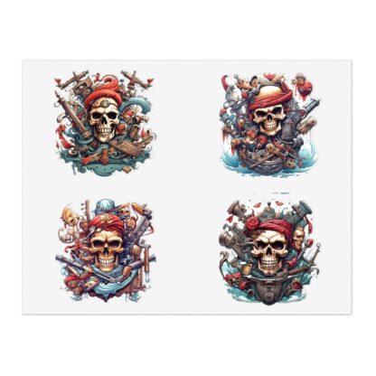 Piratez 4 - Skullz Collection Sticker Sheets - Ai Artist E2D - Skulls - Image 5