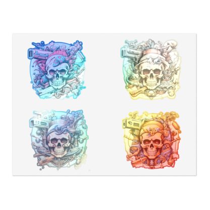 GUNZ - Skullz Collection Sticker Sheets - Ai Artist E2D - Skulls - Image 9