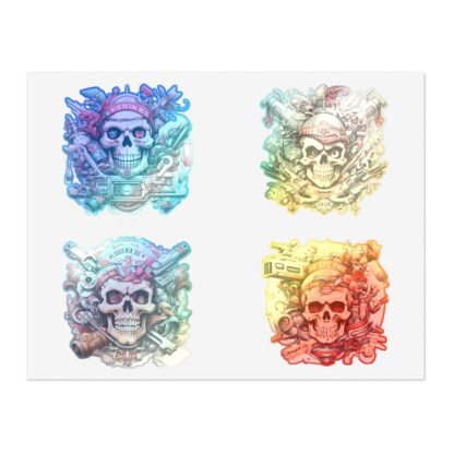 GUNZ 3 - Skullz Collection Sticker Sheets - Ai Artist E2D - Skulls - Image 9