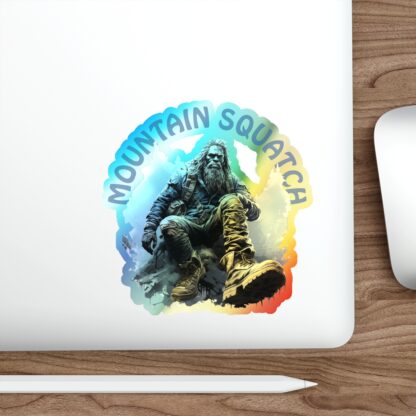 MOUNTIAN SQUATCH - Holographic Die-cut Stickers - Squatch Collection - Ai Artist E2D - Squatch - Image 10