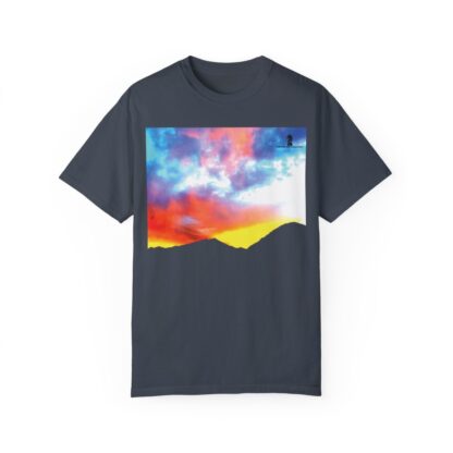 Grateful Sky - 3D Lettered - Unisex Garment-Dyed T-shirt - Image 54