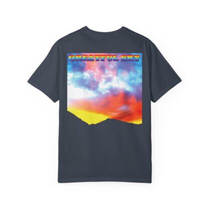 Grateful Sky Rainbow - Descending - Unisex Garment-Dyed T-shirt - Image 55