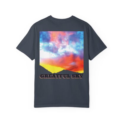 Grateful Sky - 3D Lettered - Unisex Garment-Dyed T-shirt - Image 55