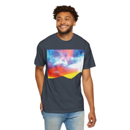 Grateful Sky - 3D Lettered - Unisex Garment-Dyed T-shirt - Image 62