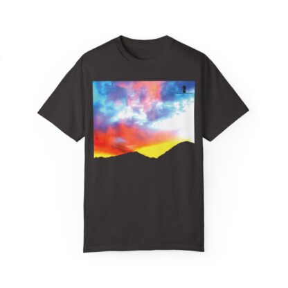 Grateful Sky - 3D Lettered - Unisex Garment-Dyed T-shirt - Image 80