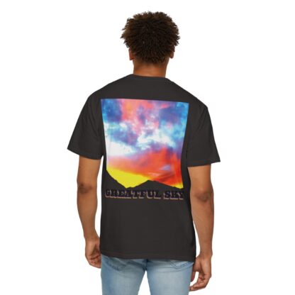 Grateful Sky - 3D Lettered - Unisex Garment-Dyed T-shirt - Image 89