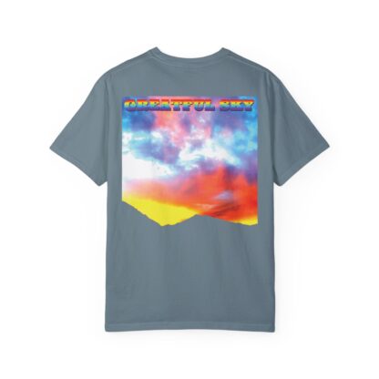 Grateful Sky Rainbow - Descending - Unisex Garment-Dyed T-shirt - Image 29