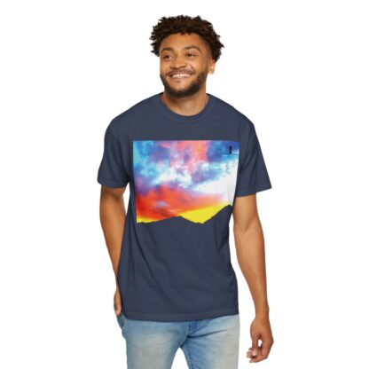 Grateful Sky - 3D Lettered - Unisex Garment-Dyed T-shirt - Image 49